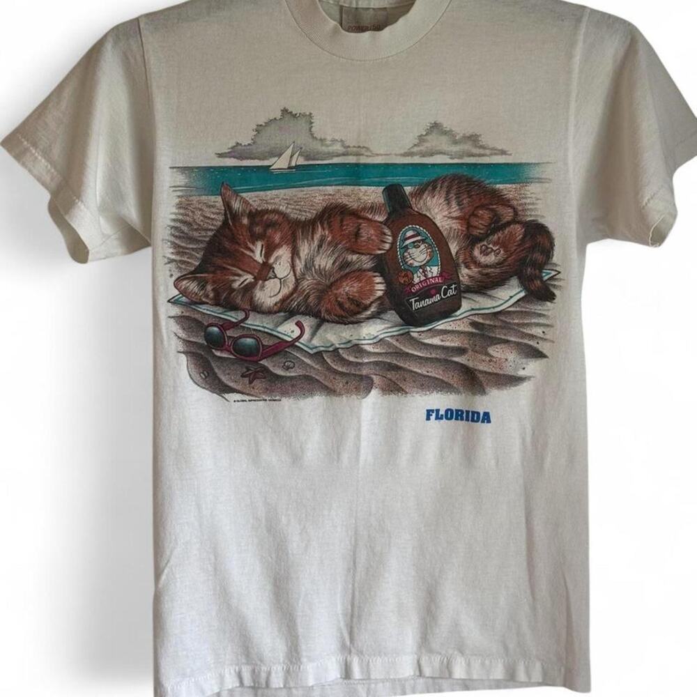 1990s single stitch florida cat t shirt